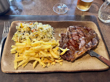 Steak at Restaurante Burro Velho